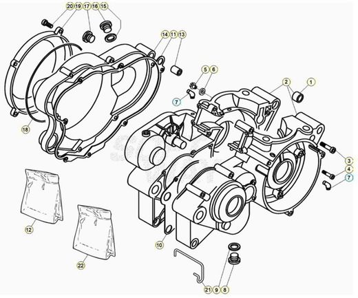 Dichtung Ölablassschraube Beta Evo / Rev3 / Tecno/Zero/TR35/TR34 ab 1988 1653600000