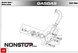 Gas Gas Water Pump Kit TXT Pro 2002-2014 Trial