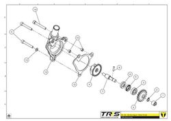 Kit di riparazione della pompa dell'acqua Trrs dal 2019 in poi