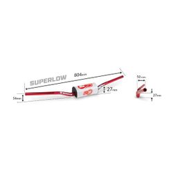 Guidon S3 Parts Super Bas Enduro, Cross ou Trail