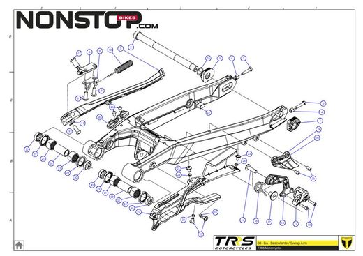 TRRS EvoII Trial Kettenspannerfeder (ab 2023)