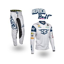 Pantalón Enduro Billy Bolt S3 Parts 2025 Blanco BO-BI-