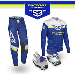 Enduro Hose S3 Parts Racing Collection Blau IGBO-BLUE-