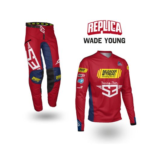 Calça Wade Young Replica S3 Parts Enduro Vermelha