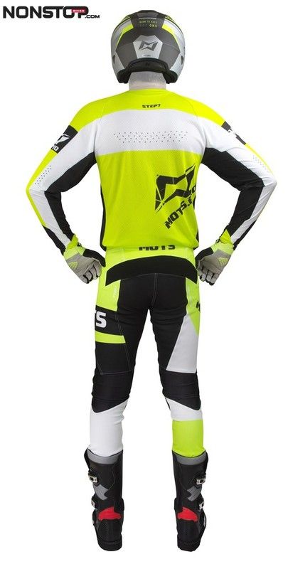 Pantaloni Mots Trial Step7 Giallo Fluorescente