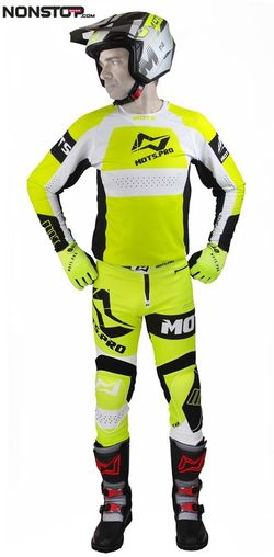 Pantaloni Mots Trial Step7 Giallo Fluorescente