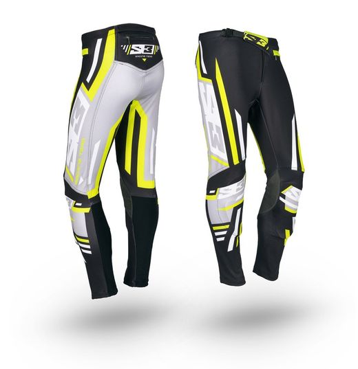 Calça RACING TEAM preta/amarela S3