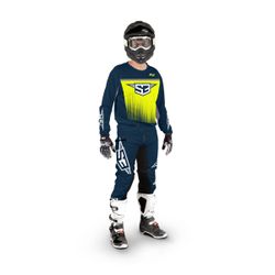 Pantaloni S3 Pats Enduro Neon Collection gialli DRBO-Y74