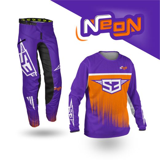 Pantaloni S3 Parts Enduro Neon Collection Arancione DRBO-K26