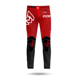 Pantaloni da trial rossi Comas Race Series CM25-COPANTMSRD
