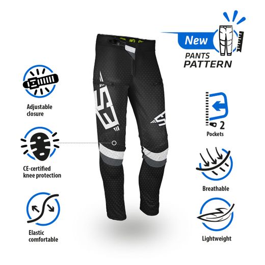 Pantaloni da prova S3 FLEX neri - IG22-BK
