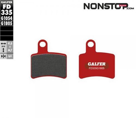 Beta Rev Galfer Red Rear Brake Pads FD335G1805 Trial