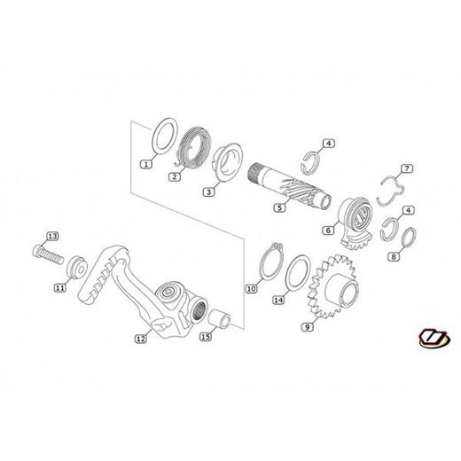 Pedal de Arranque Vertigo Original