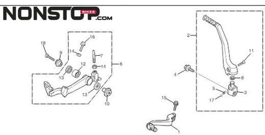 Montesa Cota 4rt Kickstarter originale. Prova