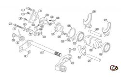 Pedale cambio Vertigo 16-23