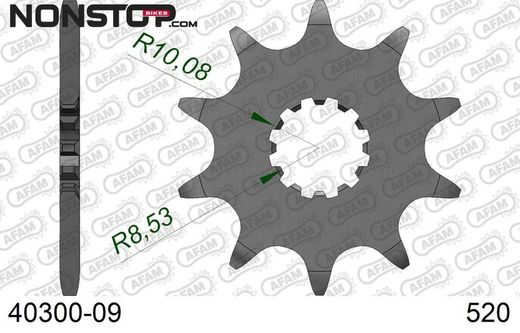 Piñón de Transmisión para Beta Evo , Rev3 y Techno Trial
