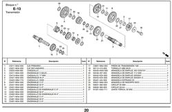 Pignone di trasmissione per Montesa Cota 4RT Trial