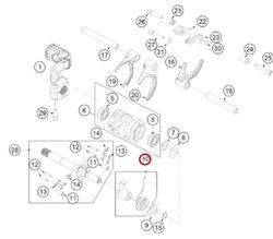 GasGas-Trial-Wählwellenpositionierer seit 2002 MT280238037CT