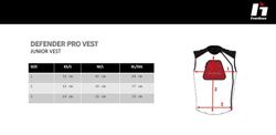 Hebo Gilet protettivo per schiena e torace per bambini Defender Pro Junior HE6385