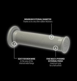 Domino Slim Medium Griffe für Trial-Motorrad