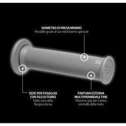 Manopole Moto DOMINO Slim per moto da Trial