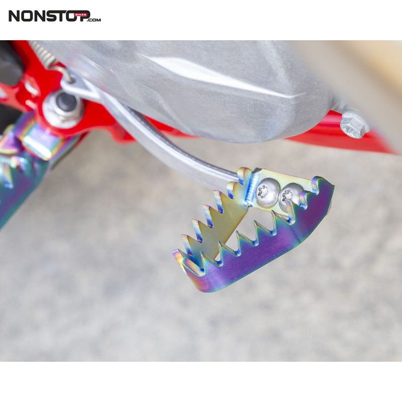 Accessori Motocross Puntale Pedale Freno Titanio SCAR Per KTM - Leggero, Compatibile Con Modelli 65-500 2003-2015 Accessori Moto Cross