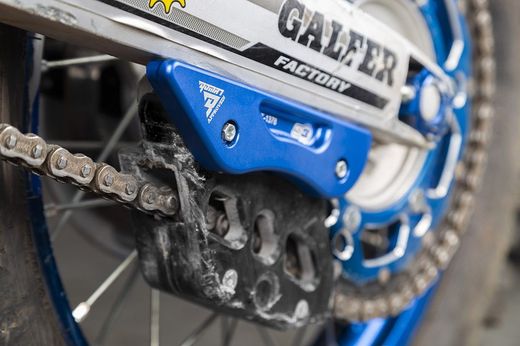 Kettenführung mit Neigungsverstärkung