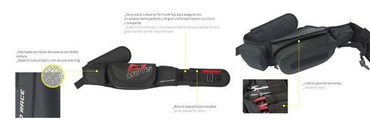 Marsupio Mots Race 2L piccolo da trial ed enduro MT5803