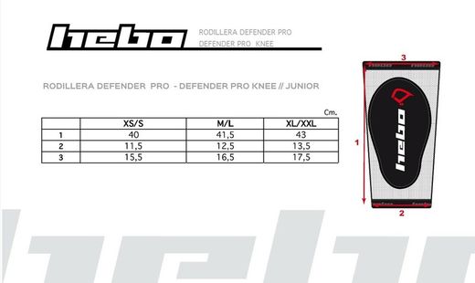 Ginocchiere Defender Pro Junior H