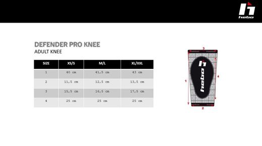 Ginocchiera Hebo Defender Pro TPE HE6352 2026