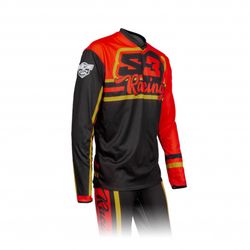 T-shirt Pilot Trial S3 VINTAGE Rossa/Oro