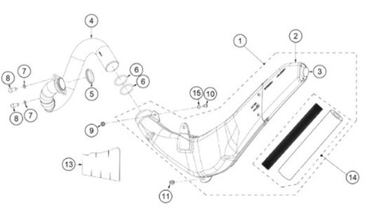 Échappement en acier inoxydable à sortie finale GasGAS TXT Pro 2011 – 2022