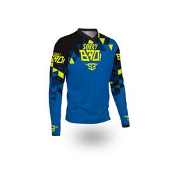 Maillot Enduro S3 Parts SORRY BRO COLLECTION Bleu Collection Mario Román SB-AS-7869