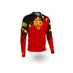 Enduro Jersey S3 Parts SORRY BRO COLLECTION Red Mario Román Collection