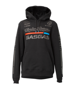Sudadera GasGas con Capucha Troy Lee Negra