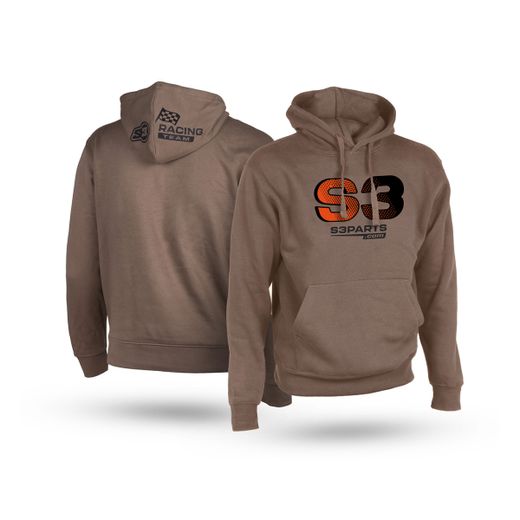 Brown S3 Parts Racing Team Hoodie SW-BRW