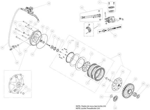 Coperchio Frizione con Spia Gold Trrs 2020-2022