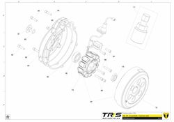 Coperchio accensione nero Trrs 2016-2023
