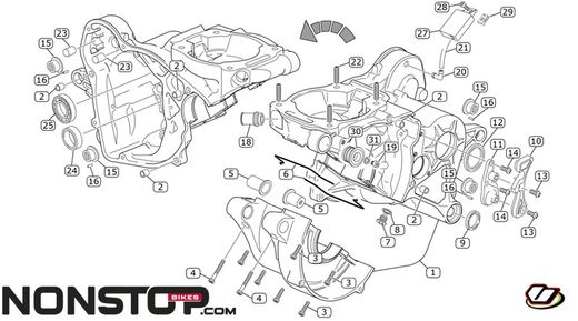 Bouchon de vidange d'huile Vertigo Nitro, essai vertical
