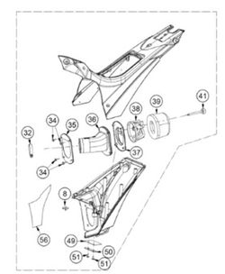 Luftfilterkastendüse GasGas TXT 2002-2022 BT792002811