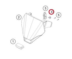 Scheinwerferflanschschraube GasGas Trial TXT ab 2023 69008021160