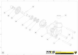 Kit di riparazione della pompa dell'acqua Trrs dal 2019 in poi