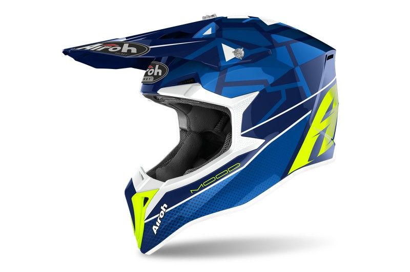 Airoh Wrap Mood Blue Gloss — NonStop Bikes