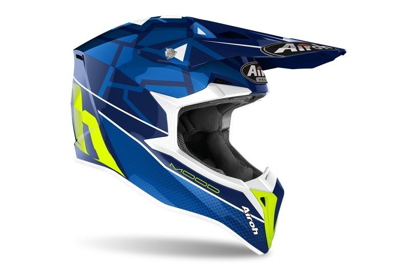 Airoh 　WRAAP　 MOOD Blue Gloss XLサイズ Airoh Wrap Mood Blue Gloss — NonStop Bikes